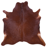 Thumbnail for Brown Natural Cowhide Rug - Large 6' 9