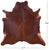 Brown Natural Cowhide Rug - Large 6' 9"H x 6' 7"W