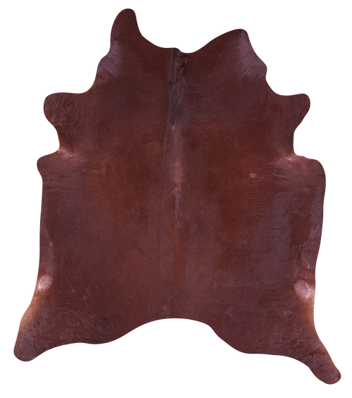 Dark Brown Natural Cowhide Rug - X-Large 7' 0
