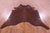 Dark Brown Natural Cowhide Rug - X-Large 7' 0"H x 6' 5"W