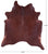 Dark Brown Natural Cowhide Rug - X-Large 7' 0"H x 6' 5"W