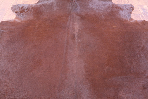 Dark Brown Natural Cowhide Rug - X-Large 7' 0