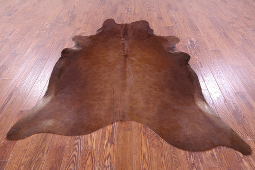 Brown Natural Cowhide Rug - X-Large 7' 1
