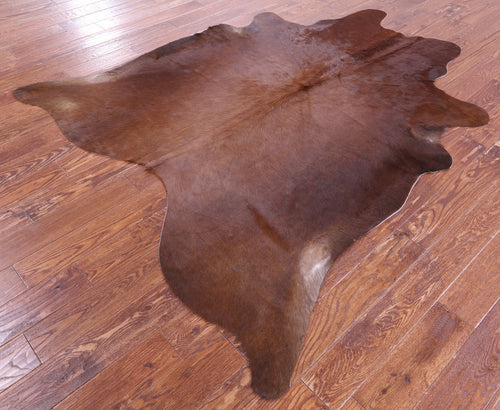 Brown Natural Cowhide Rug - X-Large 7' 1