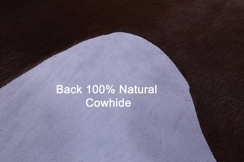 Brown Natural Cowhide Rug - X-Large 7' 1