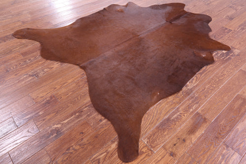 Brown Natural Cowhide Rug - X-Large 7' 7
