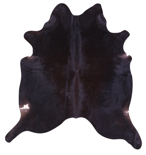 Black Natural Cowhide Rug - X-Large 7' 0