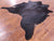 Black Natural Cowhide Rug - X-Large 7' 0"H x 6' 5"W