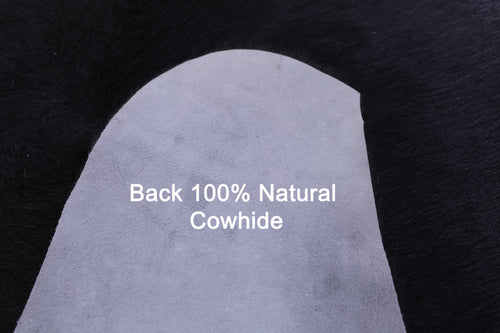 Black Natural Cowhide Rug - X-Large 7' 0