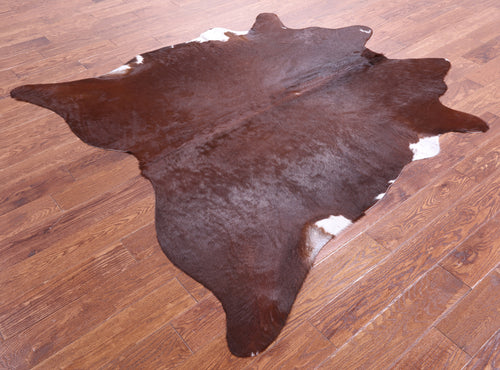 Brown Natural Cowhide Rug - Large 6' 8