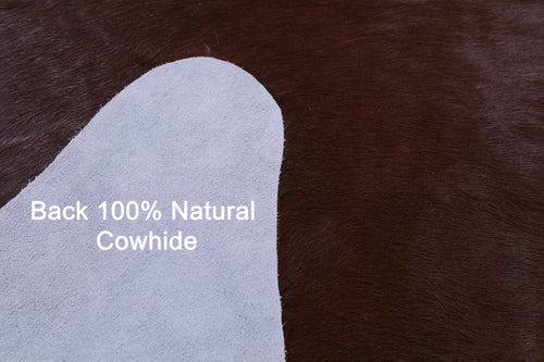 Brown Natural Cowhide Rug - Large 6' 8