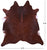 Brown Natural Cowhide Rug - Large 6' 8"H x 6' 0"W
