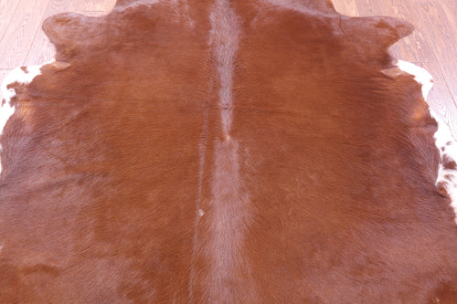 Brown Natural Cowhide Rug - Large 6' 6