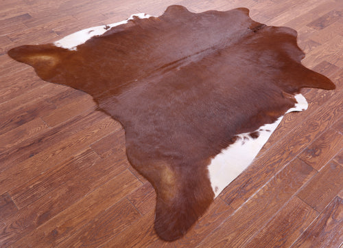 Brown Natural Cowhide Rug - Large 6' 6
