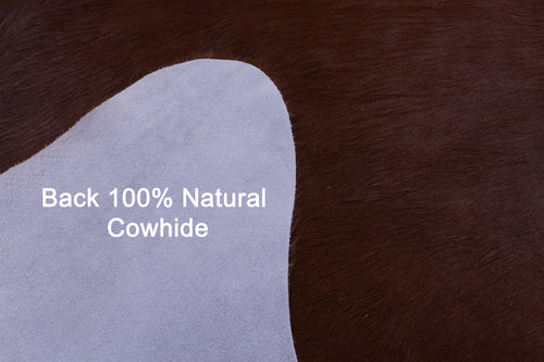 Brown Natural Cowhide Rug - Large 6' 6