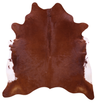 Thumbnail for Brown Natural Cowhide Rug - Large 6' 6