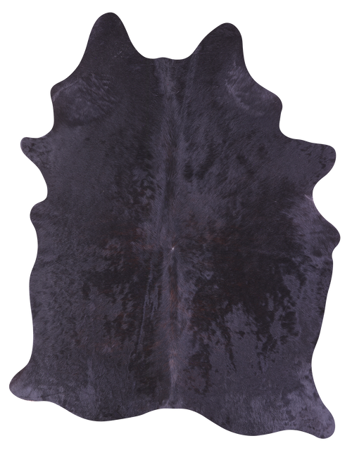 Black Natural Cowhide Rug - Large 6' 10