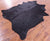 Black Natural Cowhide Rug - Large 6' 10"H x 5' 7"W