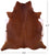Brown Natural Cowhide Rug - Large 6' 7"H x 5' 9"W
