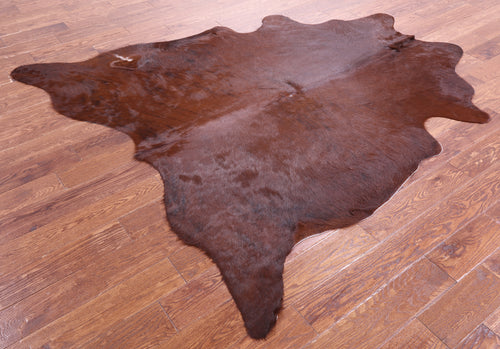 Brown Natural Cowhide Rug - X-Large 7' 1
