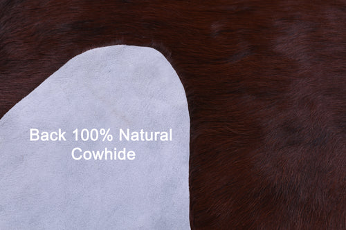 Brown Natural Cowhide Rug - X-Large 7' 1