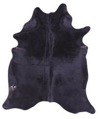 Thumbnail for Black Natural Cowhide Rug - X-Large 7' 2