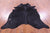 Black Natural Cowhide Rug - X-Large 7' 2"H x 6' 2"W