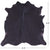 Black Natural Cowhide Rug - Large 6' 8"H x 6' 3"W