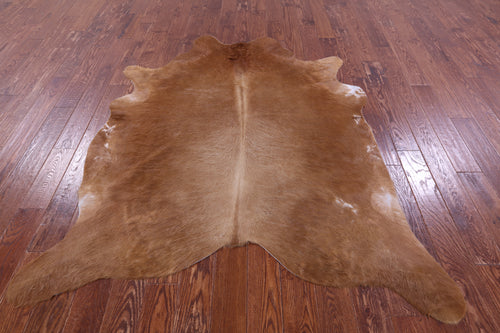 Light Brown Natural Cowhide Rug - X-Large 7' 0