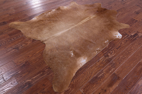 Light Brown Natural Cowhide Rug - X-Large 7' 0
