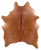 Brown Natural Cowhide Rug - Large 6' 5"H x 6' 3"W