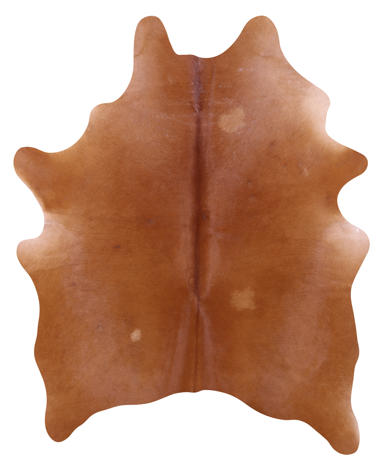 Brown Natural Cowhide Rug - Large 6' 5"H x 6' 3"W