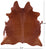 Brown Natural Cowhide Rug - Large 6' 8"H x 6' 2"W