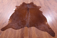 Thumbnail for Brown Natural Cowhide Rug - X-Large 7' 2