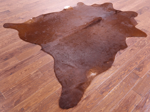 Brown Natural Cowhide Rug - X-Large 7' 2