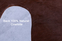 Thumbnail for Brown Natural Cowhide Rug - X-Large 7' 2