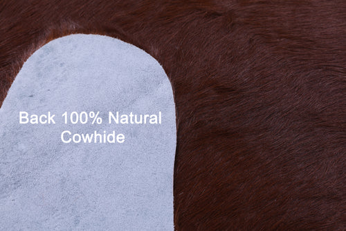 Brown Natural Cowhide Rug - X-Large 7' 2