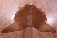 Thumbnail for Brown Natural Cowhide Rug - X-Large 7' 0