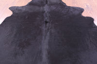 Thumbnail for Black Natural Cowhide Rug - X-Large 7' 2