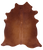 Brown Natural Cowhide Rug - X-Large 7' 1"H x 6' 2"W