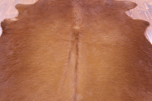 Brown Natural Cowhide Rug - X-Large 7' 1