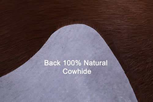 Brown Natural Cowhide Rug - X-Large 7' 1