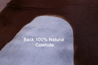 Thumbnail for Brown Natural Cowhide Rug - Large 6' 10