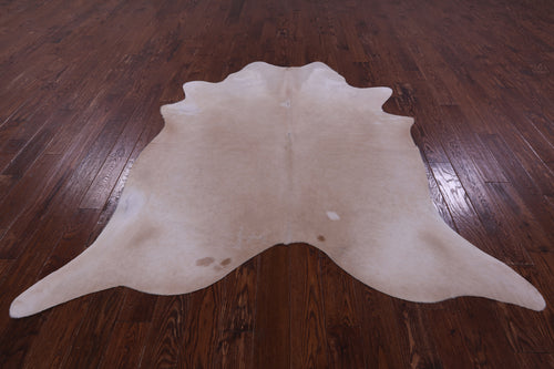 Beige Natural Cowhide Rug - X-Large 7' 1