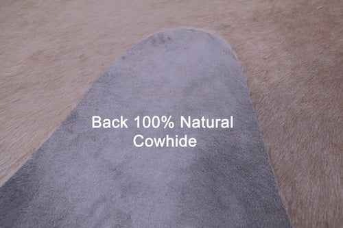 Beige Natural Cowhide Rug - X-Large 7' 1