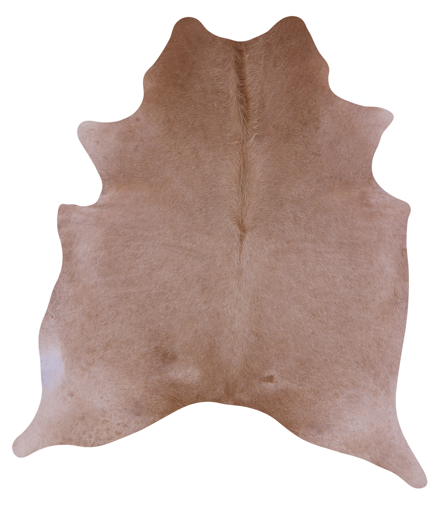 Light Brown Natural Cowhide Rug - X-Large 7' 3"H x 6' 4"W