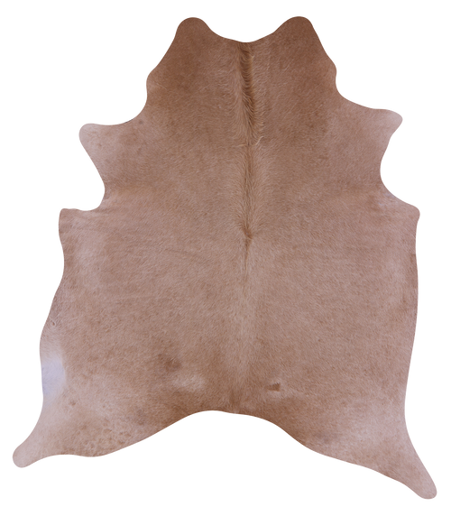 Light Brown Natural Cowhide Rug - X-Large 7' 3