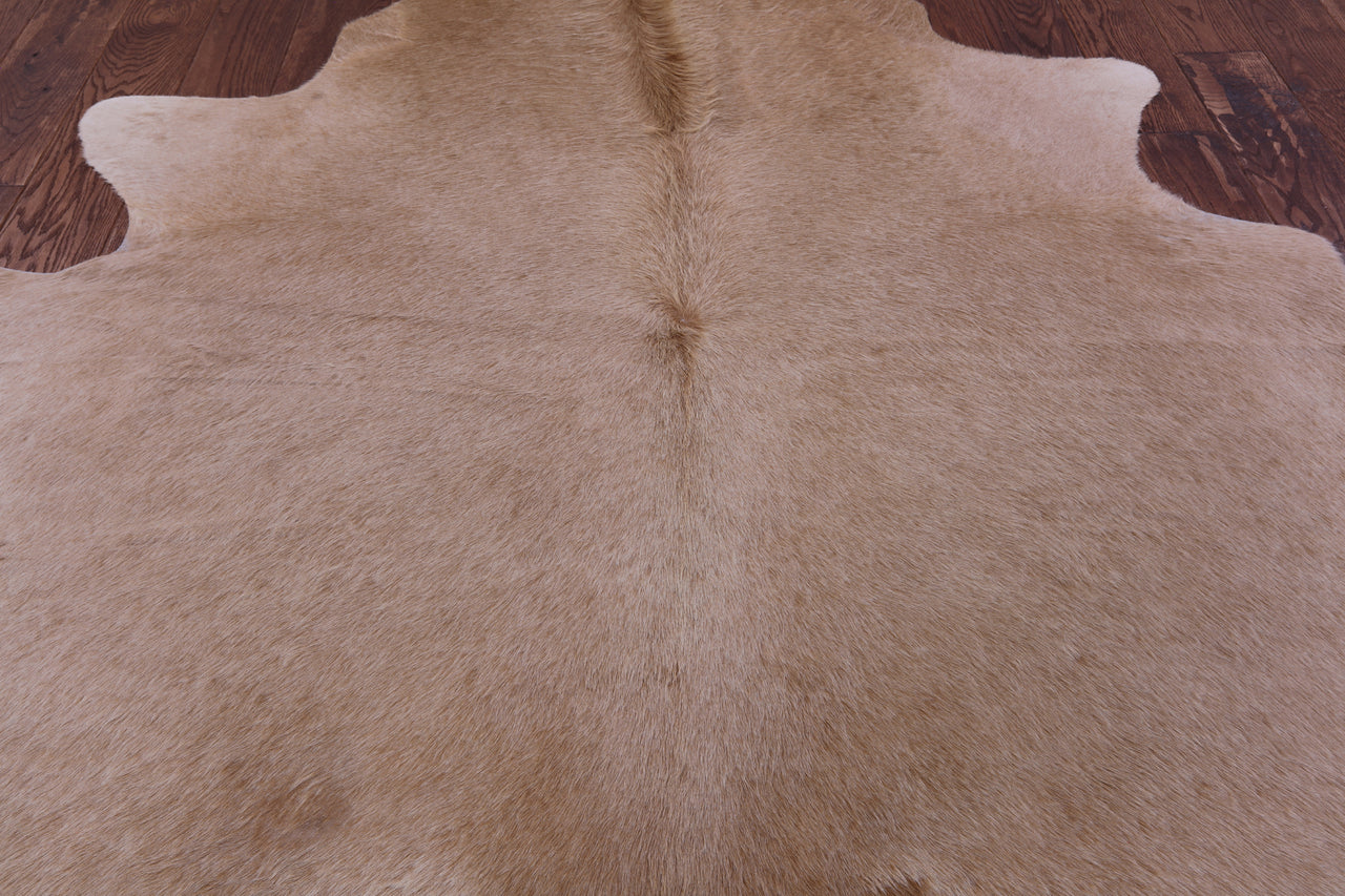 Light Brown Natural Cowhide Rug - X-Large 7' 3"H x 6' 4"W