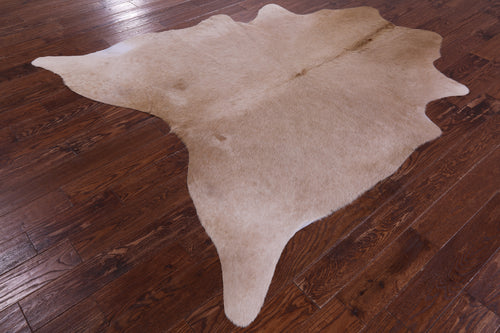 Light Brown Natural Cowhide Rug - X-Large 7' 3