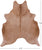 Light Brown Natural Cowhide Rug - X-Large 7' 6"H x 6' 3"W